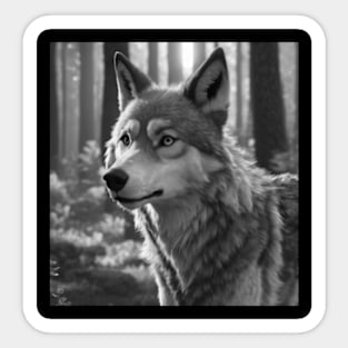 Wolf Sticker